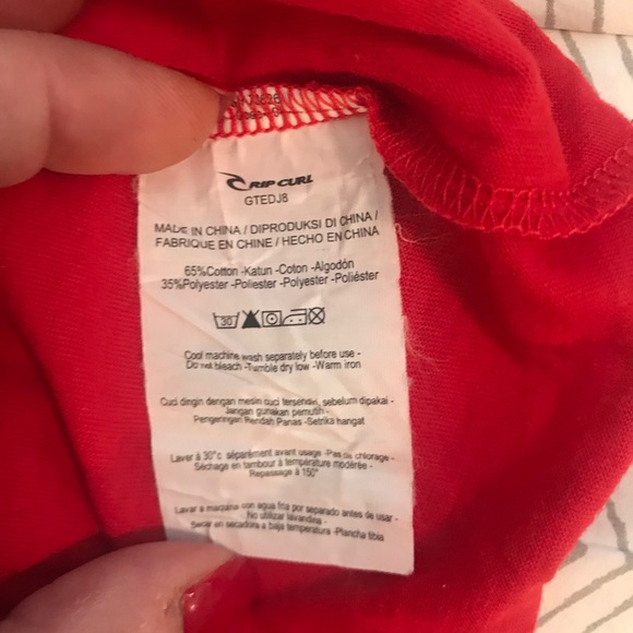 Rip Curl Red, white, blue Tank, Sz Large, NWT - Picture 6 of 6